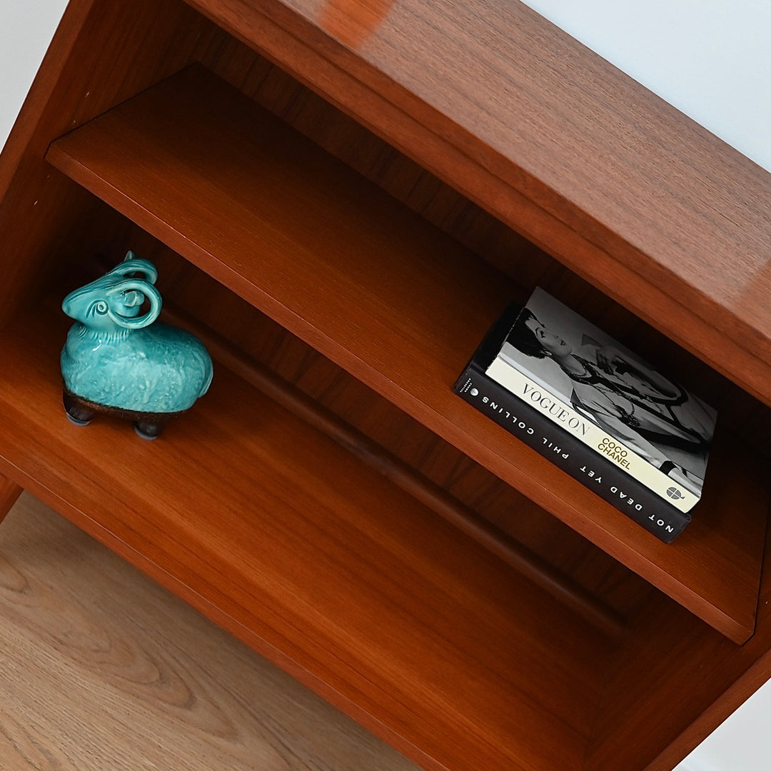 Mid Century Teak Sideboard LP Record Bookcase by Chiswell