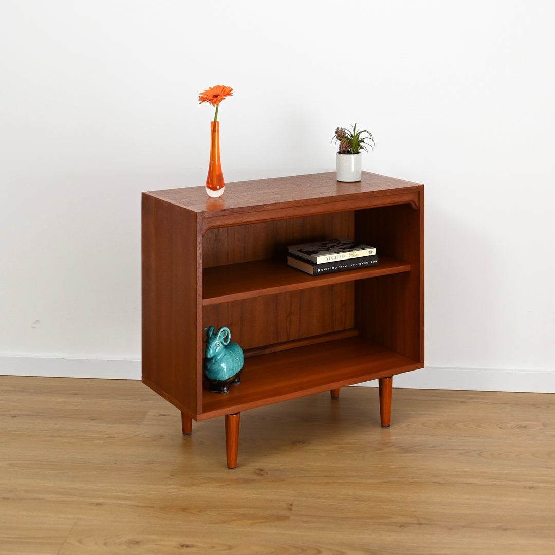 Mid Century Teak Sideboard LP Record Bookcase by Chiswell
