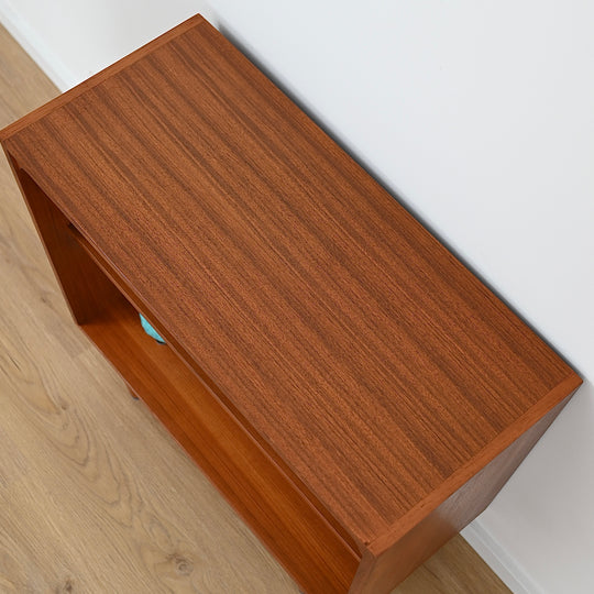 Mid Century Teak Sideboard LP Record Bookcase by Chiswell