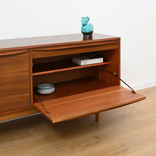 Mid Century Zebrano and Walnut Sideboard by Morris of Glasgow - Refinished