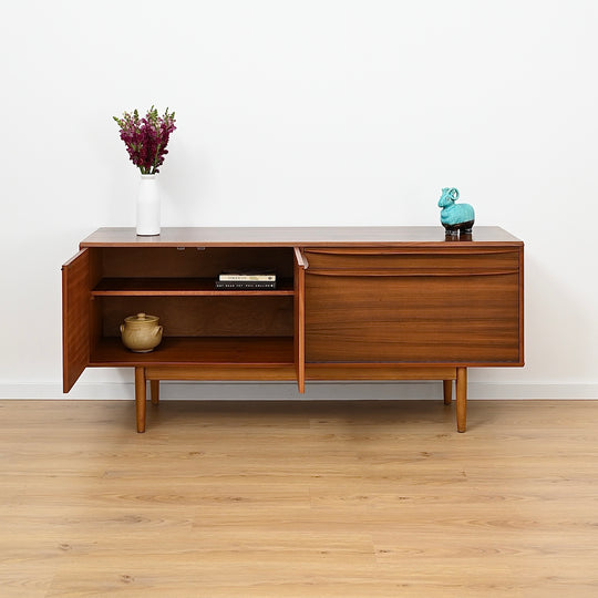 Mid Century Zebrano and Walnut Sideboard by Morris of Glasgow - Refinished
