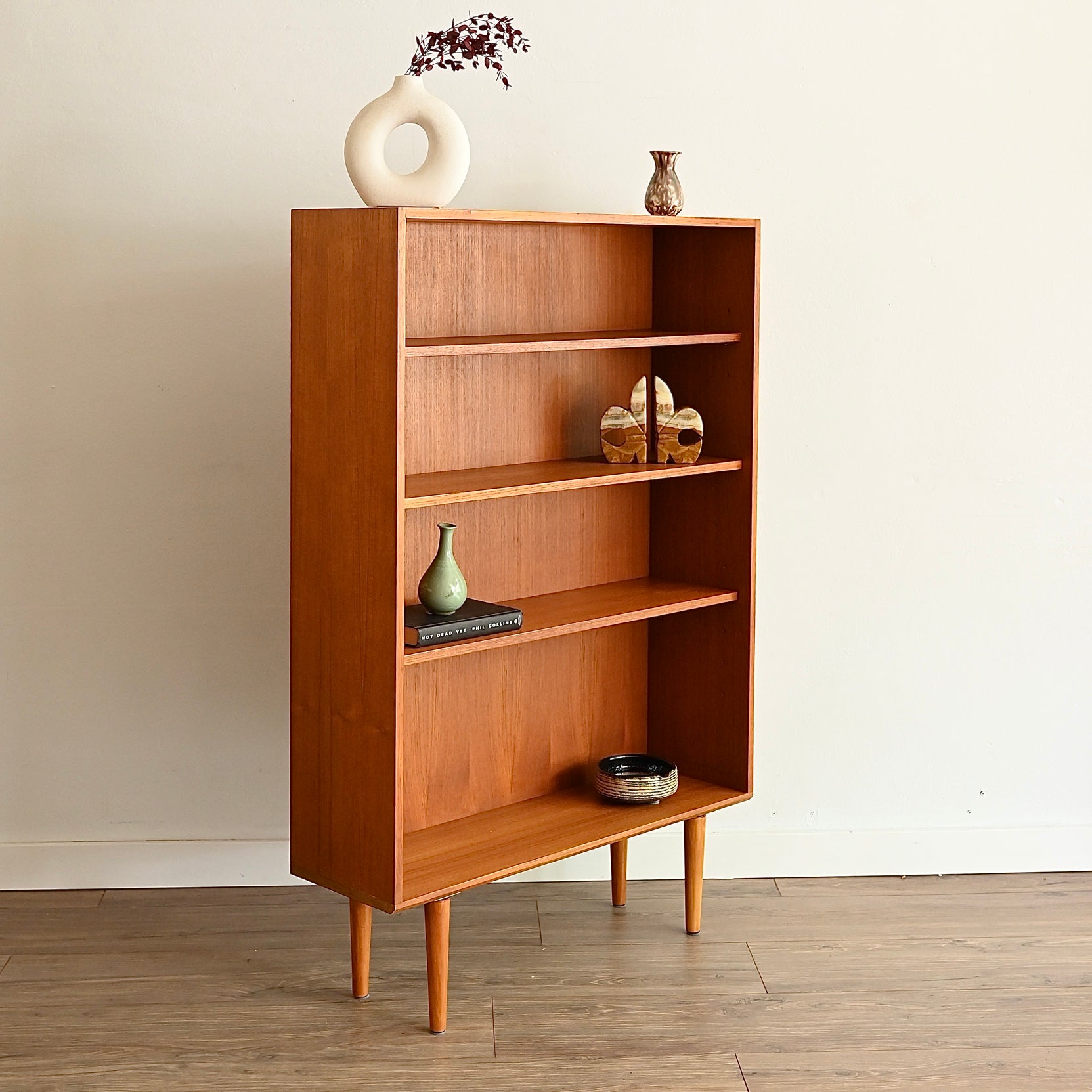 Mid Century Teak Bookshelf Bookcase by Parker