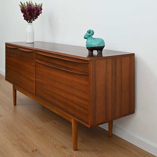 Mid Century Zebrano and Walnut Sideboard by Morris of Glasgow - Refinished