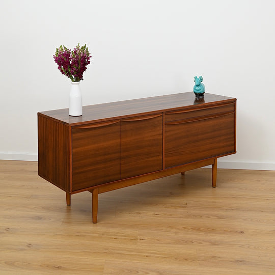Mid Century Zebrano and Walnut Sideboard by Morris of Glasgow - Refinished