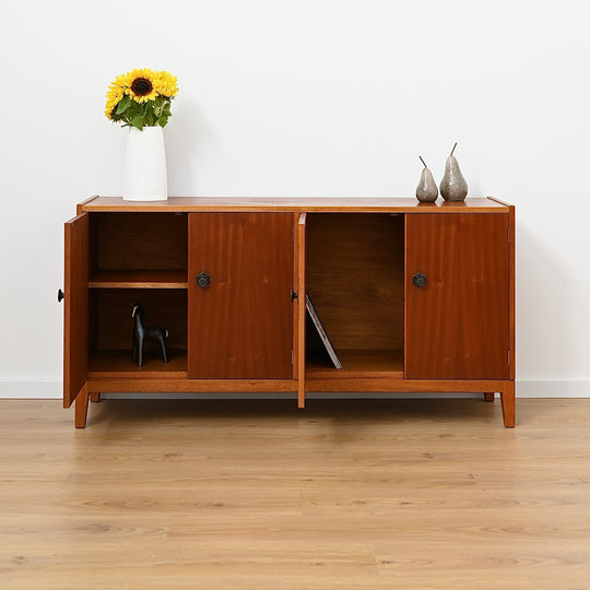 Mid Century Teak Cocktail Cabinet Sideboard