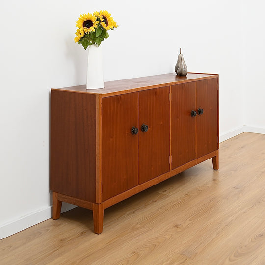 Mid Century Teak Cocktail Cabinet Sideboard