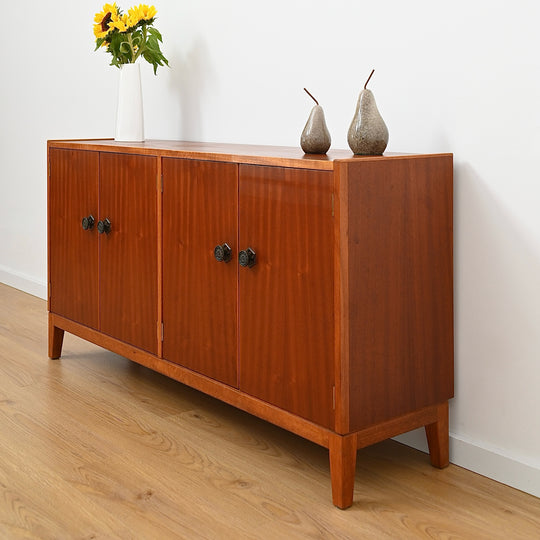 Mid Century Teak Cocktail Cabinet Sideboard