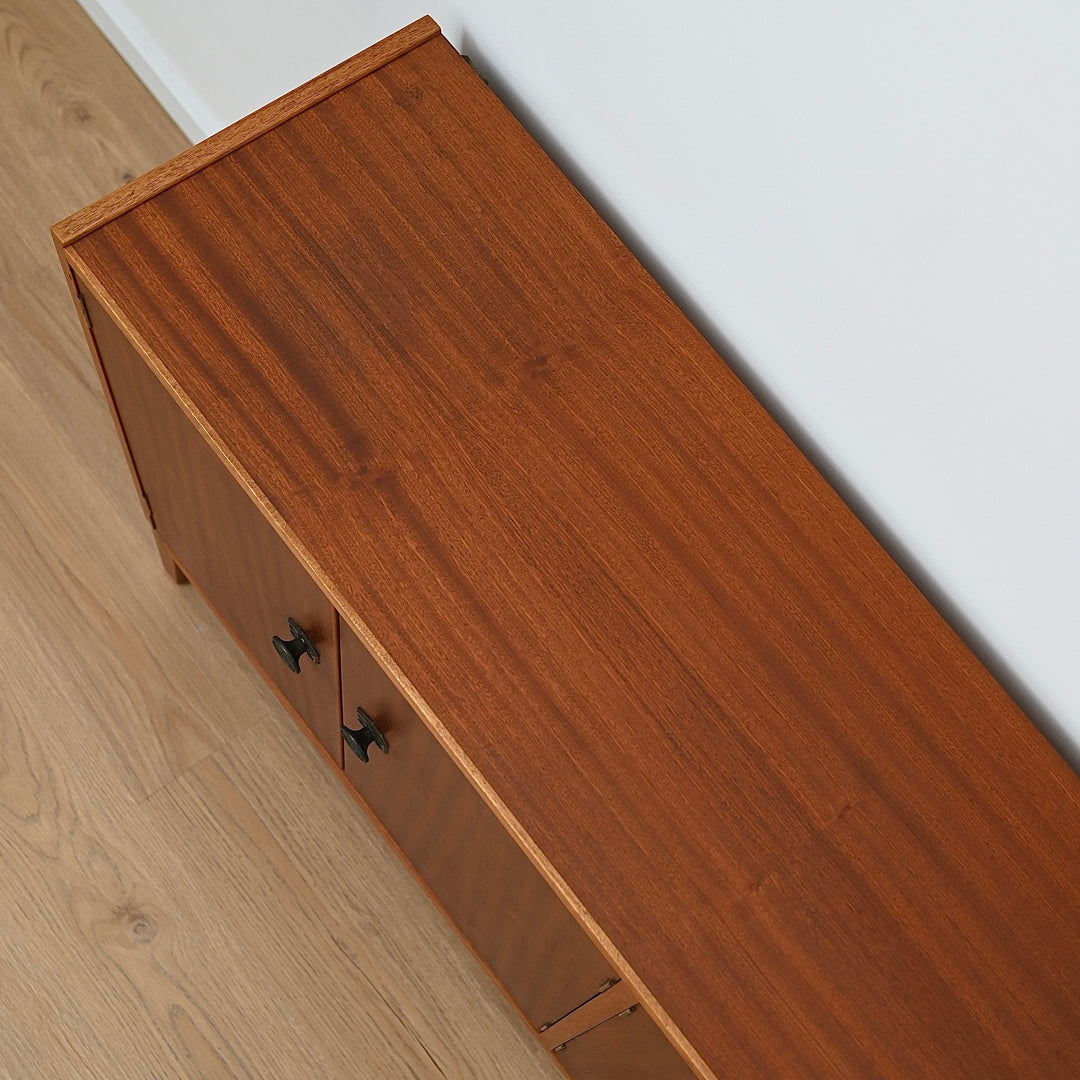 Mid Century Teak Cocktail Cabinet Sideboard