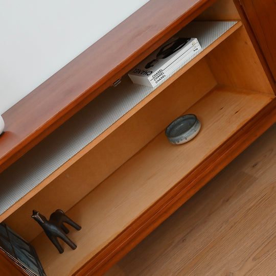 Mid Century Teak Lip Handled Sideboard by Parker Furniture