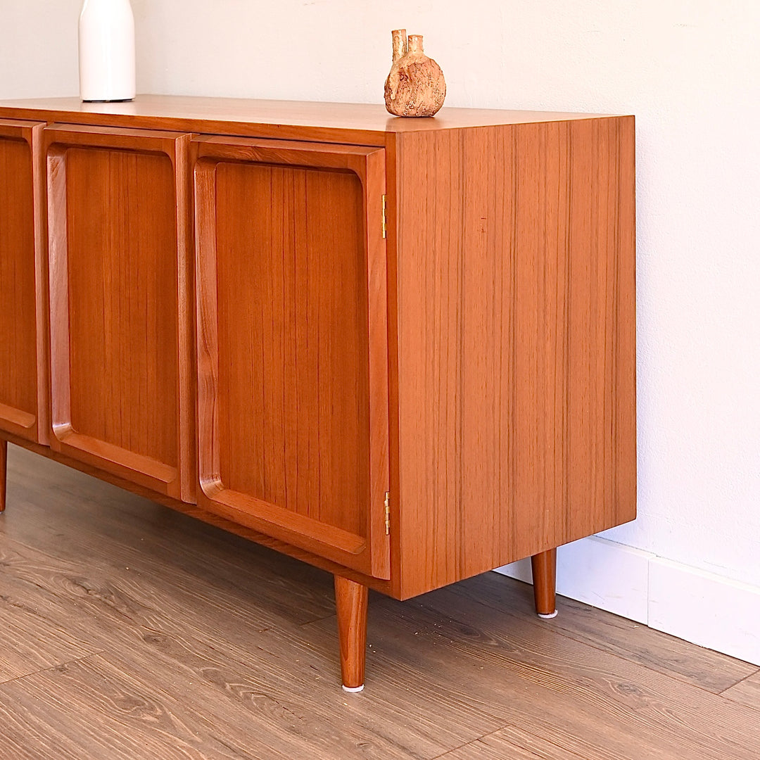 Mid Century Teak Sideboard LP Record Cabinet by Chiswell