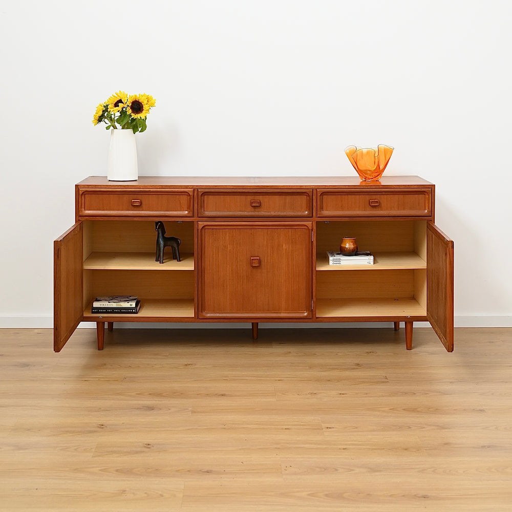 Parker Teak Mid Century Sideboard Buffet