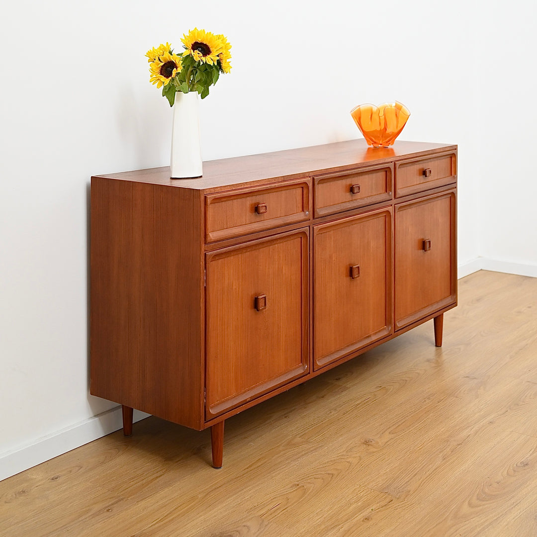 Parker Teak Mid Century Sideboard Buffet
