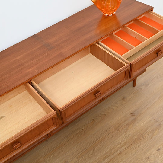 Parker Teak Mid Century Sideboard Buffet