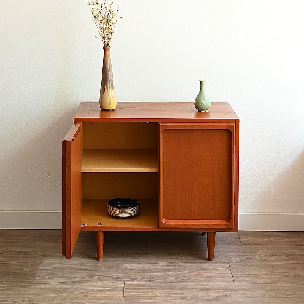 Mid Century Teak Sideboard LP Record Cabinet by Chiswell