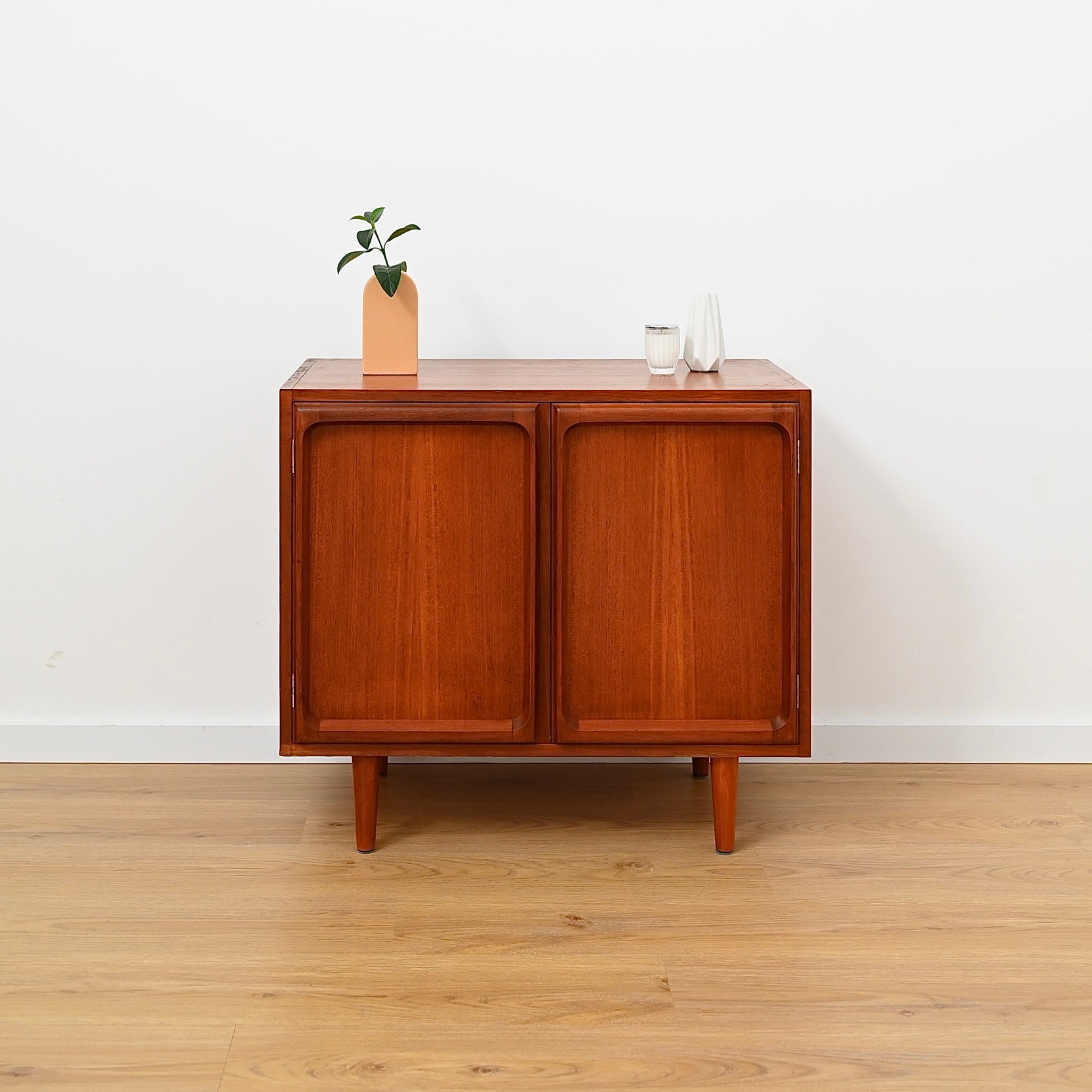Mid Century Teak Sideboard LP Record Cabinet by Chiswell