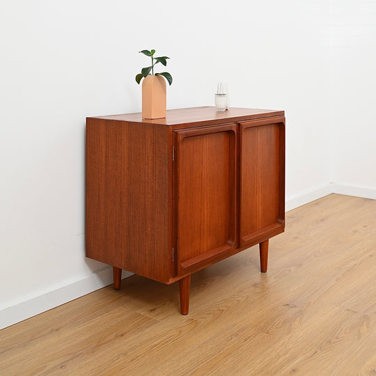 Mid Century Teak Sideboard LP Record Cabinet by Chiswell