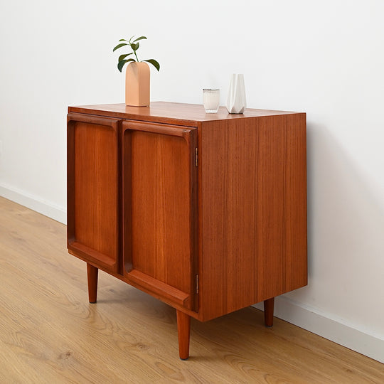 Mid Century Teak Sideboard LP Record Cabinet by Chiswell
