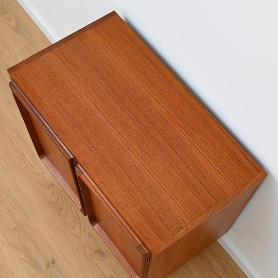 Mid Century Teak Sideboard LP Record Cabinet by Chiswell