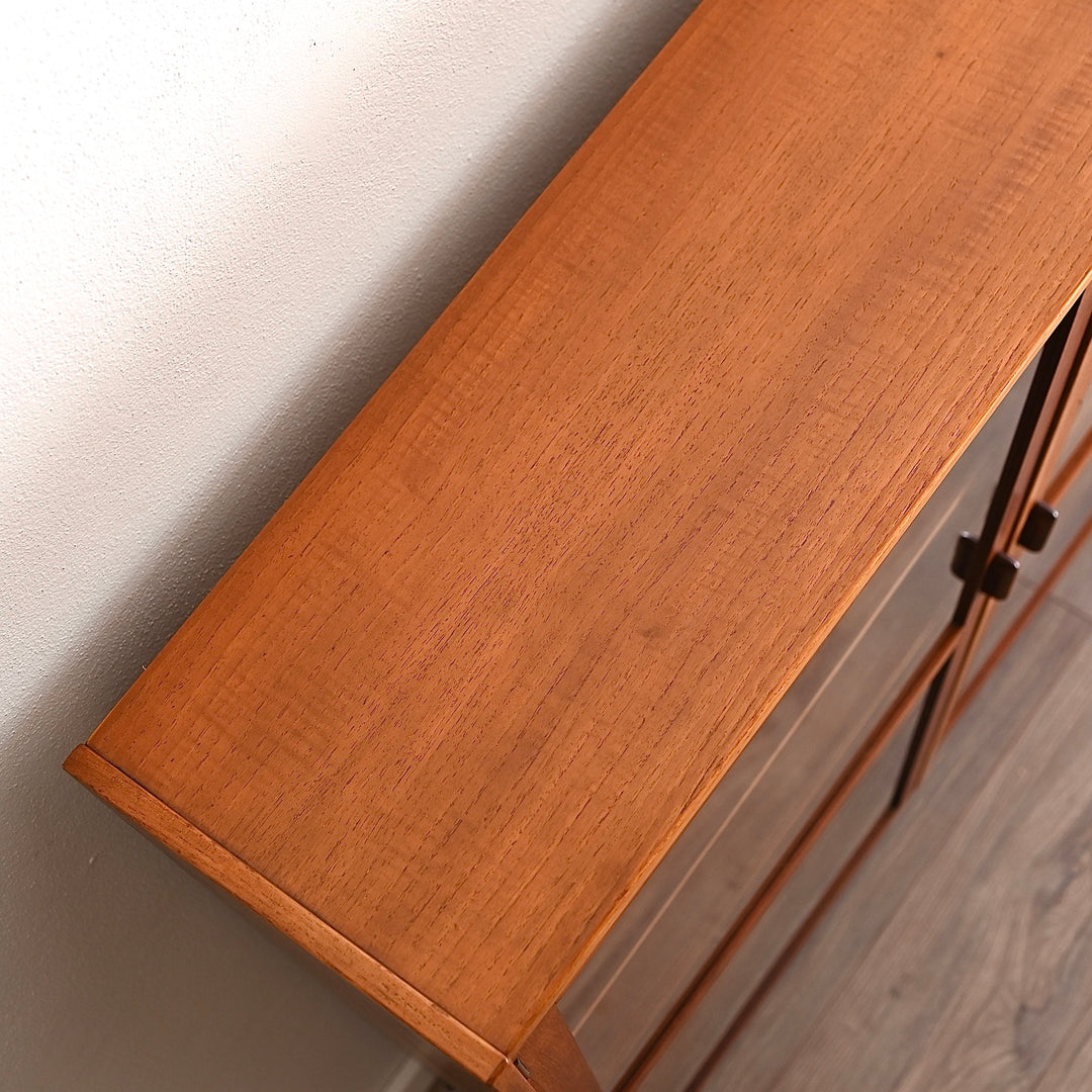 Parker Teak Wall Unit Display Cabinet Hutch