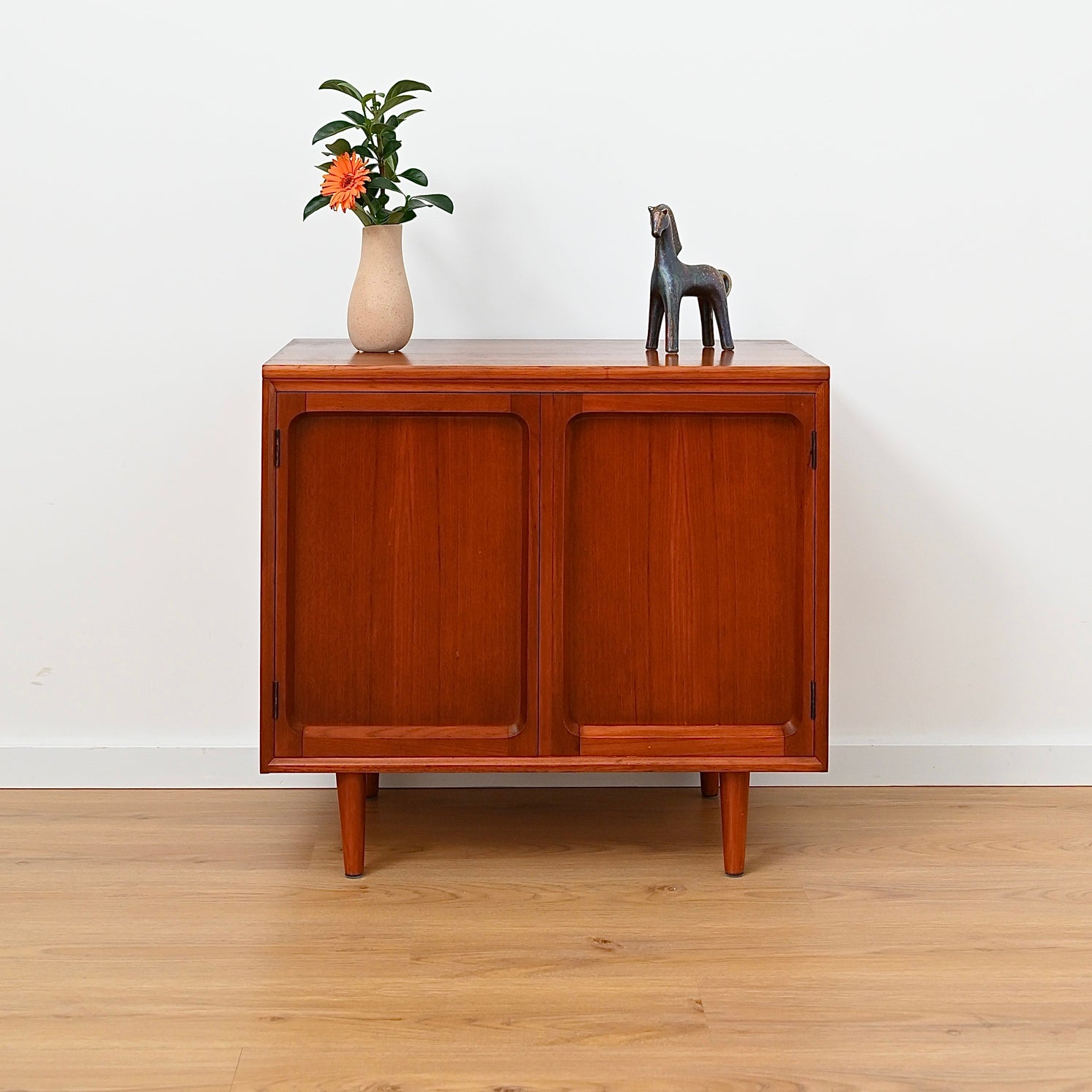 Mid Century Teak Sideboard LP Record Cabinet by Chiswell