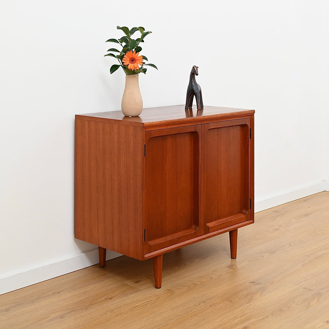 Mid Century Teak Sideboard LP Record Cabinet by Chiswell