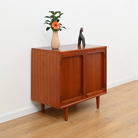 Mid Century Teak Sideboard LP Record Cabinet by Chiswell