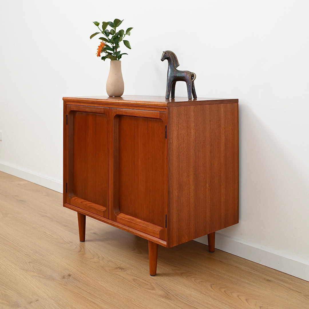 Mid Century Teak Sideboard LP Record Cabinet by Chiswell