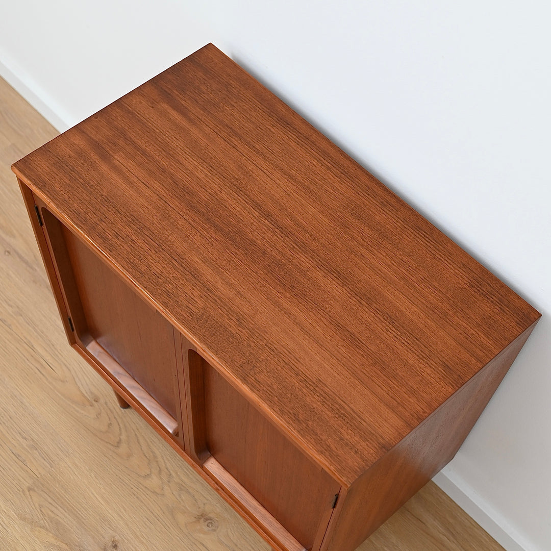 Mid Century Teak Sideboard LP Record Cabinet by Chiswell