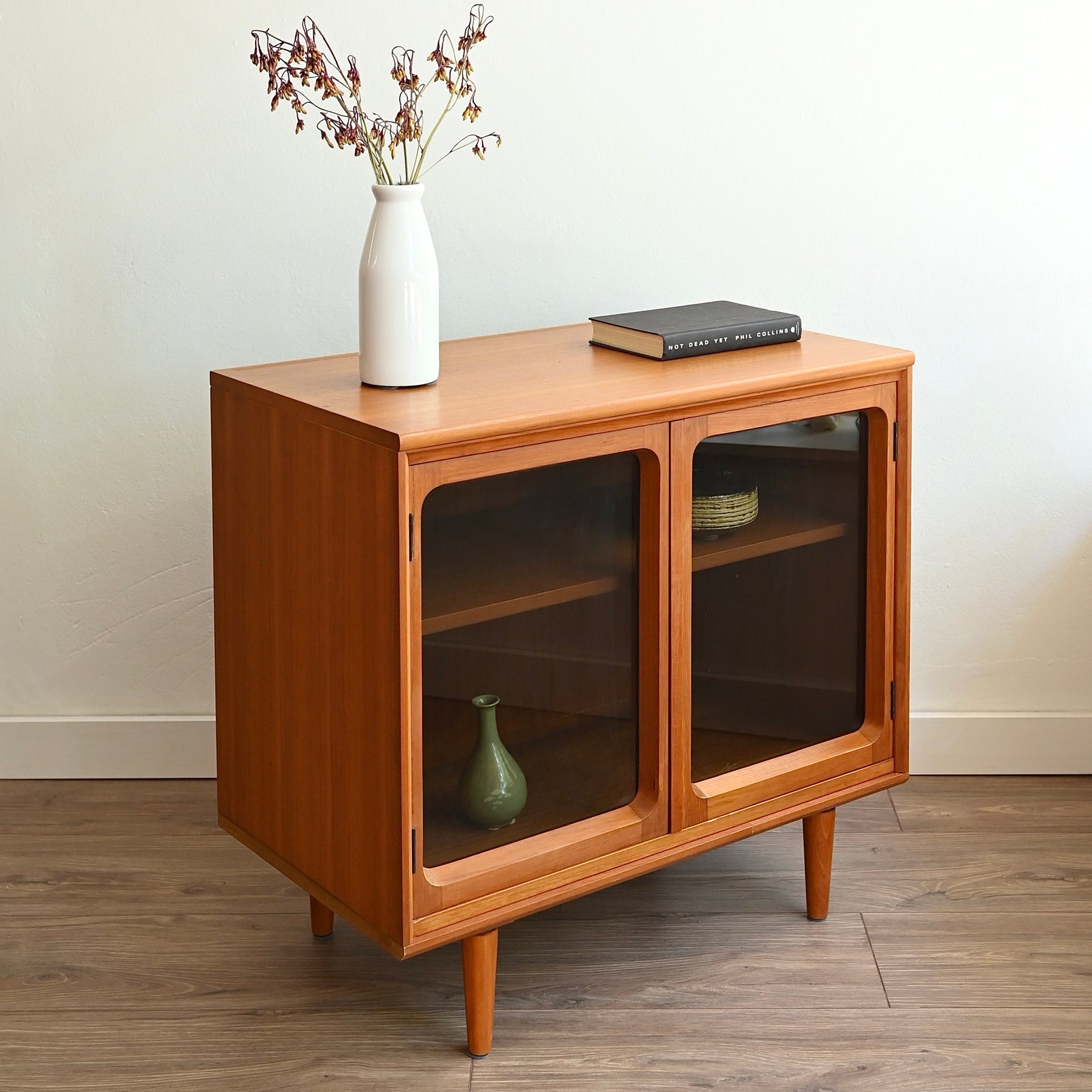 Mid Century Teak Sideboard Display Cabinet by Chiswell