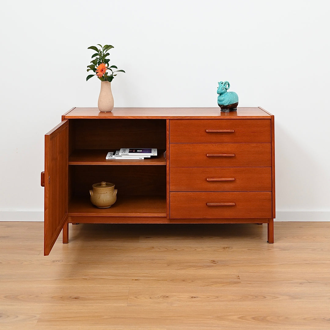 Parker Teak Mid Century Sideboard LP Record Cabinet