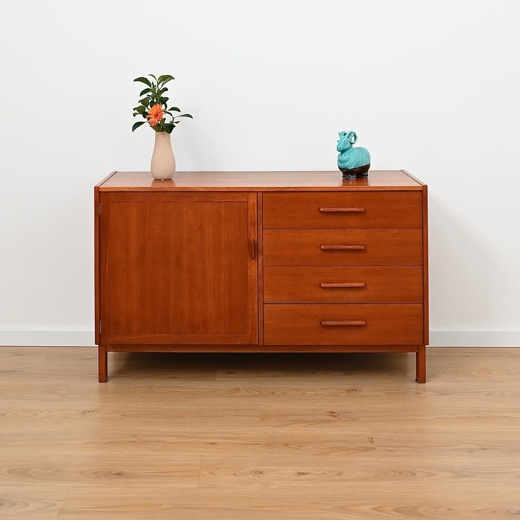 Parker Teak Mid Century Sideboard LP Record Cabinet