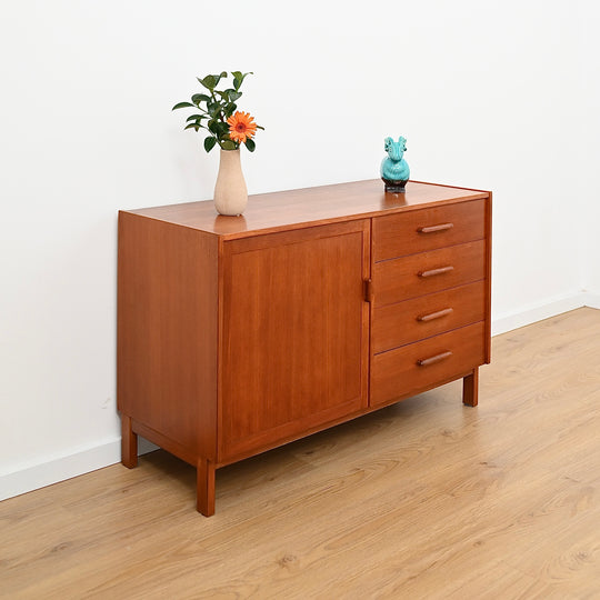 Parker Teak Mid Century Sideboard LP Record Cabinet