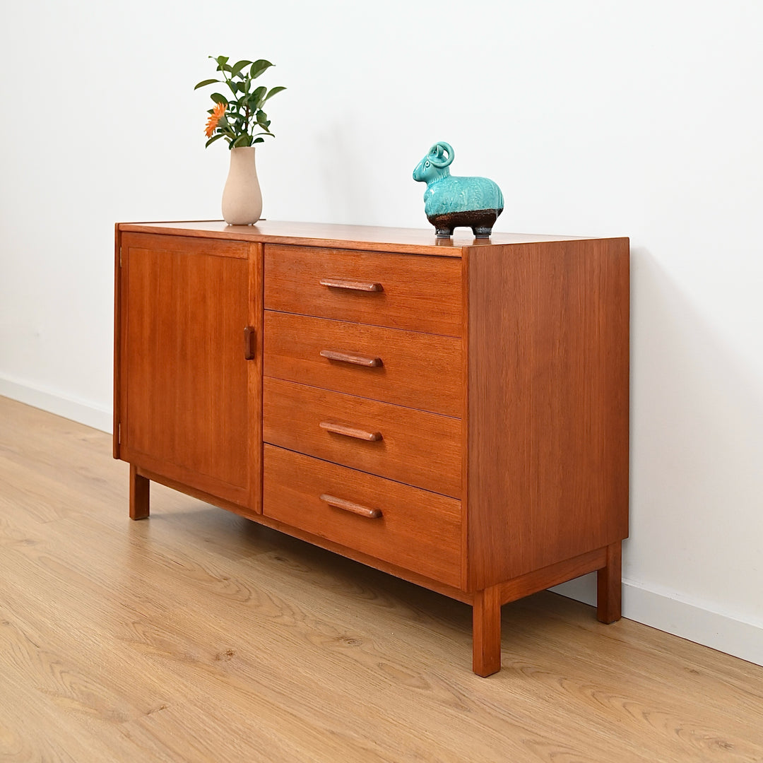 Parker Teak Mid Century Sideboard LP Record Cabinet