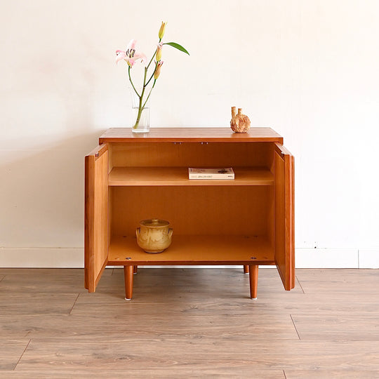 Mid Century Teak Sideboard LP Record Cabinet by Chiswell