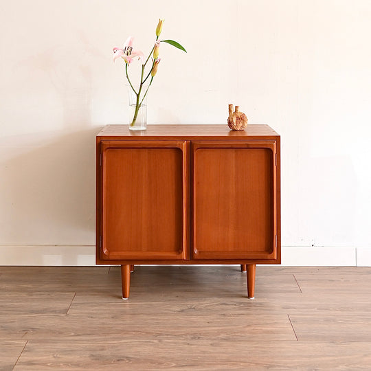 Mid Century Teak Sideboard LP Record Cabinet by Chiswell
