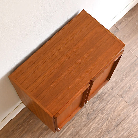 Mid Century Teak Sideboard LP Record Cabinet by Chiswell