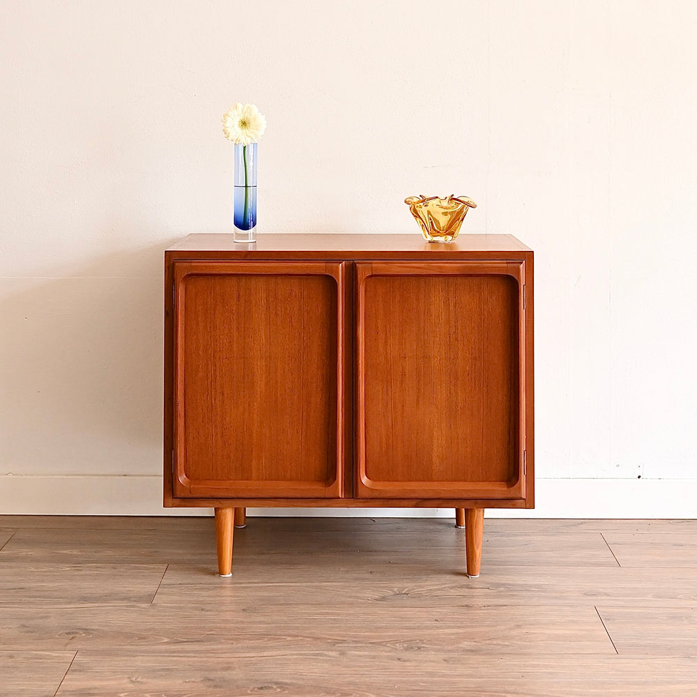 Mid Century Teak Sideboard LP Record Cabinet by Chiswell