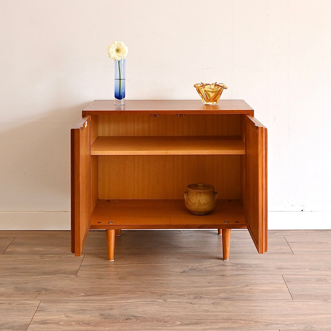Mid Century Teak Sideboard LP Record Cabinet by Chiswell