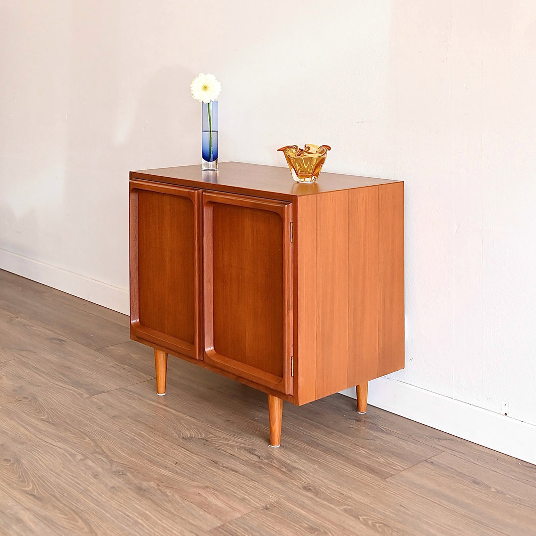 Mid Century Teak Sideboard LP Record Cabinet by Chiswell