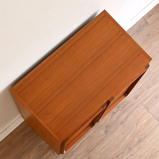 Mid Century Teak Sideboard LP Record Cabinet by Chiswell