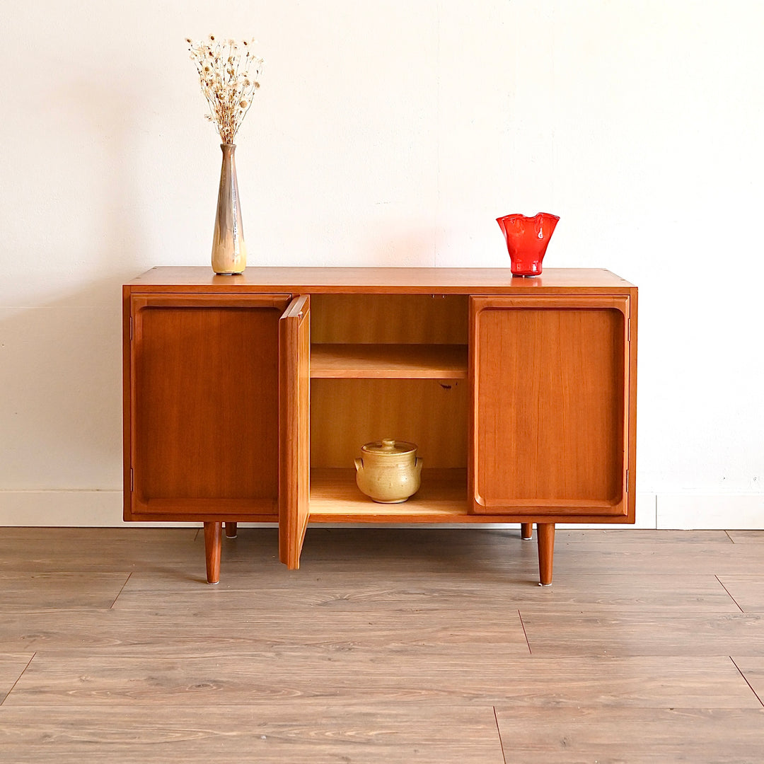 Mid Century Teak Sideboard LP Record Cabinet by Chiswell