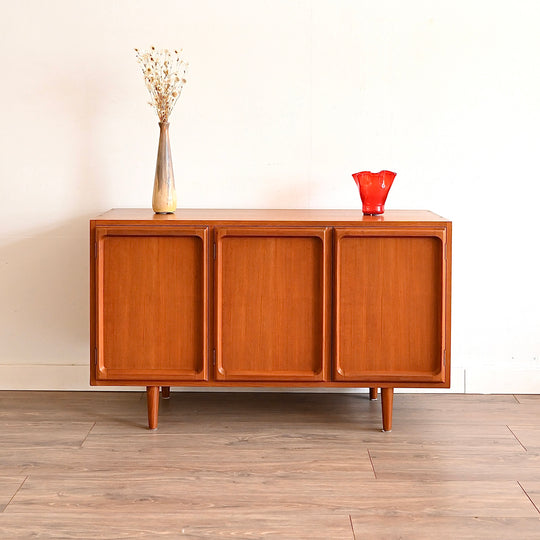 Mid Century Teak Sideboard LP Record Cabinet by Chiswell