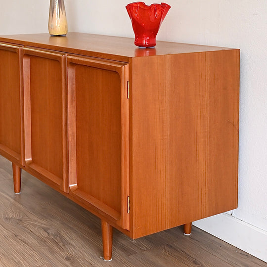 Mid Century Teak Sideboard LP Record Cabinet by Chiswell