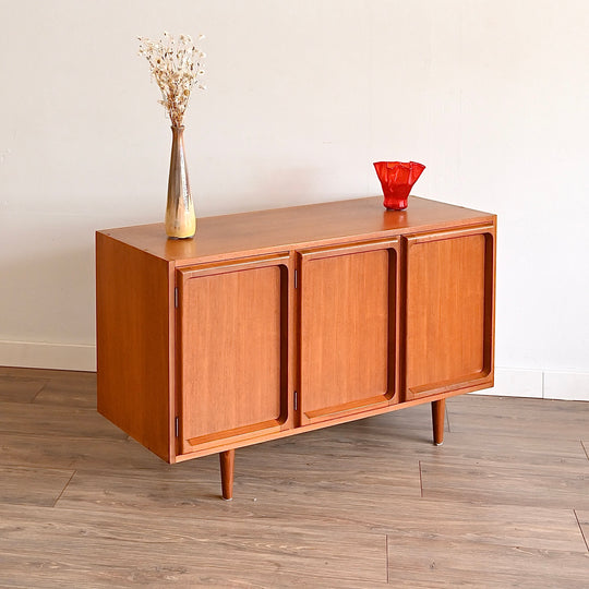 Mid Century Teak Sideboard LP Record Cabinet by Chiswell