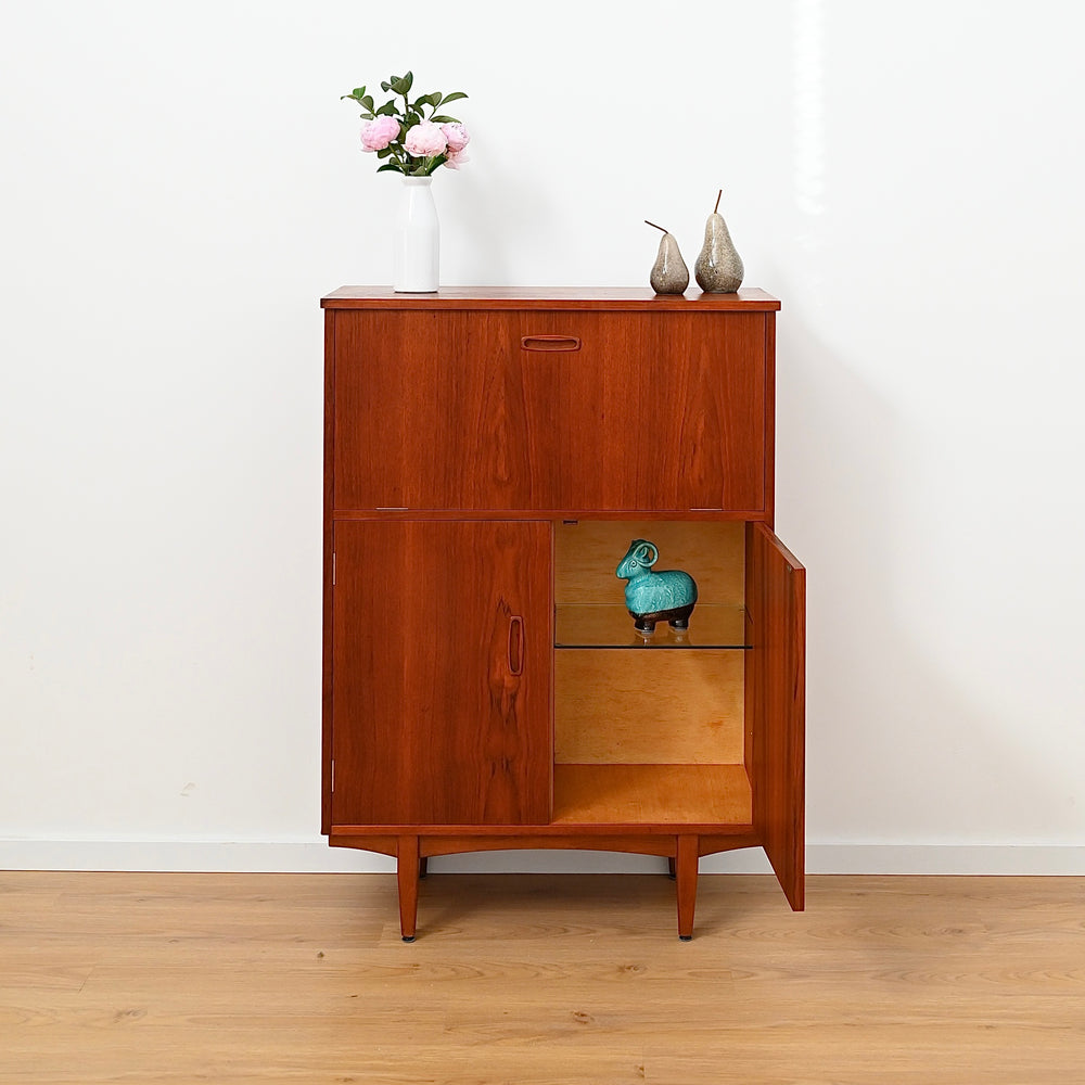 Teak Cocktail Cabinet by John Grimes - Refinished  
