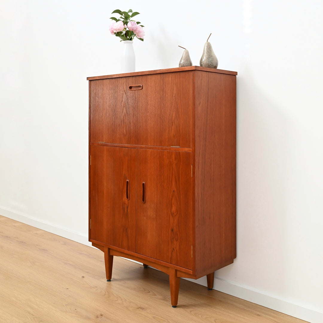 Teak Cocktail Cabinet by John Grimes - Refinished  
