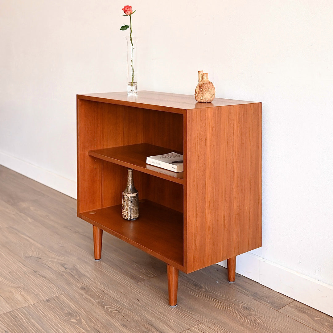 Mid Century Teak Sideboard LP Bookshelf Shelving by Chiswell