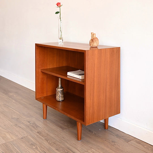 Mid Century Teak Sideboard LP Bookshelf Shelving by Chiswell