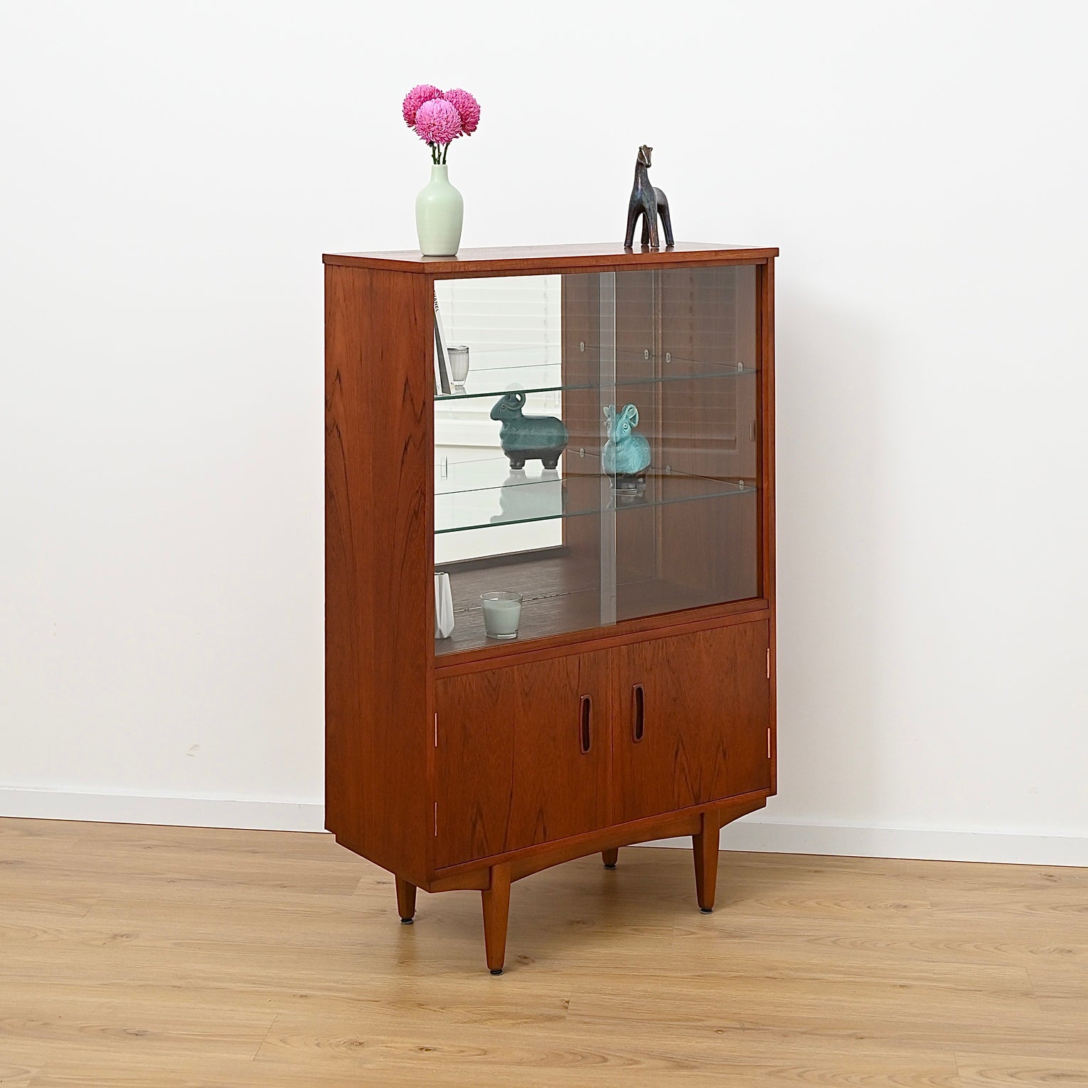 Teak Display Cabinet by John Grimes - Refinished  