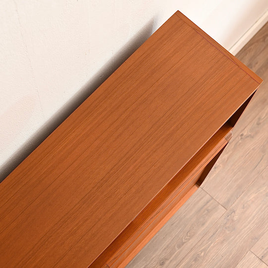 Mid Century Teak Sideboard Buffet Bar Cabinet by Chiswell